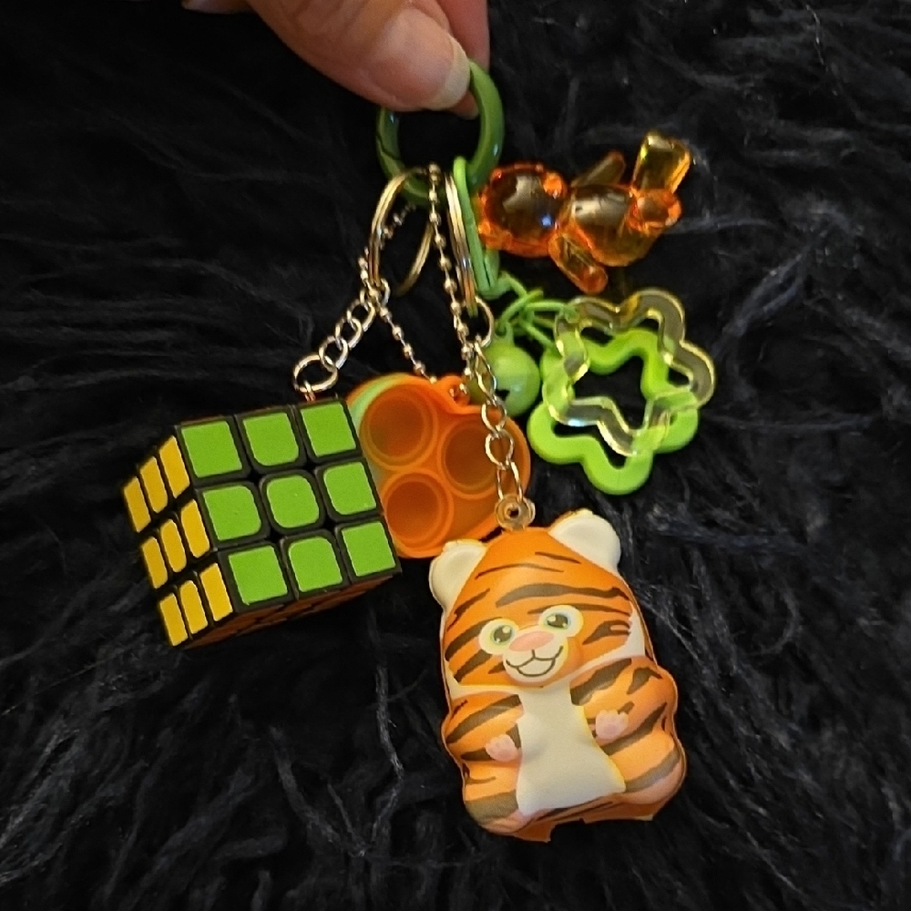 Kids Sensory Keychain ~ Backpack Zipper-pull